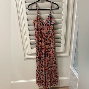 Anthropologie Multicolor Floral Maxi Dress